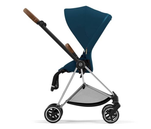 Cybex Mios 3.0 + Cloud Z2 i-Size Mountain Blue + Chrome brown frame Детская Коляска 3in1