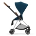 Cybex Mios 3.0 + Cloud Z2 i-Size Mountain Blue + Chrome brown frame Bērnu Ratiņi 3in1