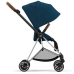 Cybex Mios 3.0 + Cloud Z2 i-Size Mountain Blue + Chrome brown frame Детская Коляска 3in1