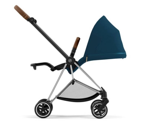 Cybex Mios 3.0 + Cloud Z2 i-Size Mountain Blue + Chrome brown frame Детская Коляска 3in1