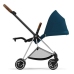 Cybex Mios 3.0 + Cloud Z2 i-Size Mountain Blue + Chrome brown frame Детская Коляска 3in1