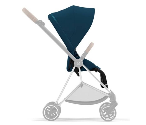 Cybex Mios 3.0 + Cloud Z2 i-Size Mountain Blue + Chrome brown frame Детская Коляска 3in1