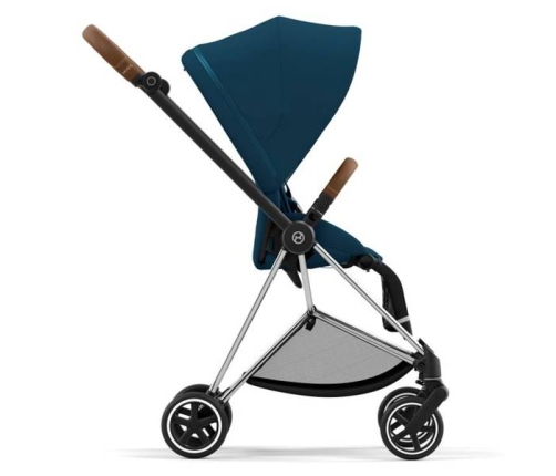 Cybex Mios 3.0 + Cloud Z2 i-Size Mountain Blue + Chrome brown frame Детская Коляска 3in1