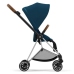 Cybex Mios 3.0 + Cloud Z2 i-Size Mountain Blue + Chrome brown frame Детская Коляска 3in1