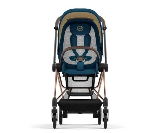 Cybex Mios 3.0 + Cloud Z2 i-Size Mountain Blue + Rose gold frame Bērnu Ratiņi 3in1