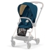 Cybex Mios 3.0 + Cloud Z2 i-Size Mountain Blue + Rose gold frame Bērnu Ratiņi 3in1