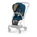 Cybex Mios 3.0 + Cloud Z2 i-Size Mountain Blue + Rose gold frame Bērnu Ratiņi 3in1