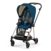 Cybex Mios 3.0 + Cloud Z2 i-Size Mountain Blue + Rose gold frame Детская Коляска 3in1