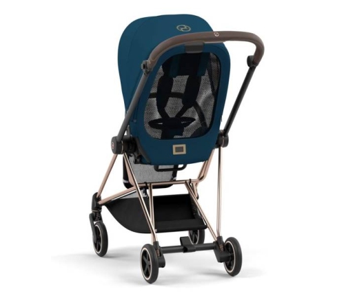 Cybex Mios 3.0 + Cloud Z2 i-Size Mountain Blue + Rose gold frame Bērnu Ratiņi 3in1