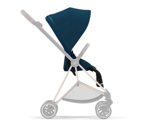 Cybex Mios 3.0 + Cloud Z2 i-Size Mountain Blue + Rose gold frame Bērnu Ratiņi 3in1