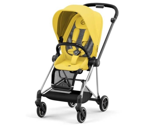 Cybex Mios 3.0 + Cloud Z2 i-Size Mustard Yellow + Chrome black frame Bērnu Ratiņi 3in1