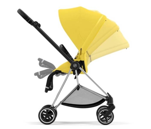 Cybex Mios 3.0 + Cloud Z2 i-Size Mustard Yellow + Chrome black frame Bērnu Ratiņi 3in1