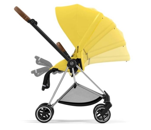 Cybex Mios 3.0 + Cloud Z2 i-Size Mustard Yellow + Chrome brown frame Bērnu Ratiņi 3in1