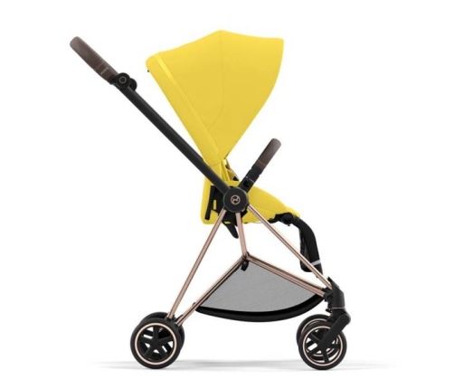 Cybex Mios 3.0 + Cloud Z2 i-Size Mustard Yellow + Rose gold frame Bērnu Ratiņi 3in1