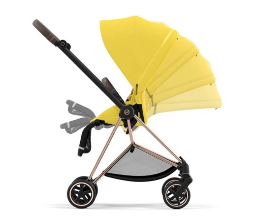 Cybex Mios 3.0 + Cloud Z2 i-Size Mustard Yellow + Rose gold frame Детская Коляска 3in1