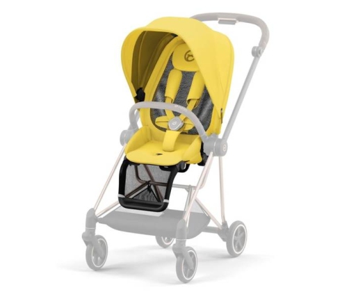 Cybex Mios 3.0 + Cloud Z2 i-Size Mustard Yellow + Rose gold frame Детская Коляска 3in1