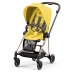 Cybex Mios 3.0 + Cloud Z2 i-Size Mustard Yellow + Rose gold frame Bērnu Ratiņi 3in1