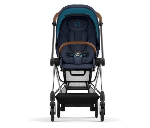 Cybex Mios 3.0 + Cloud Z2 i-Size Nautical Blue + Chrome brown frame Bērnu Ratiņi 3in1