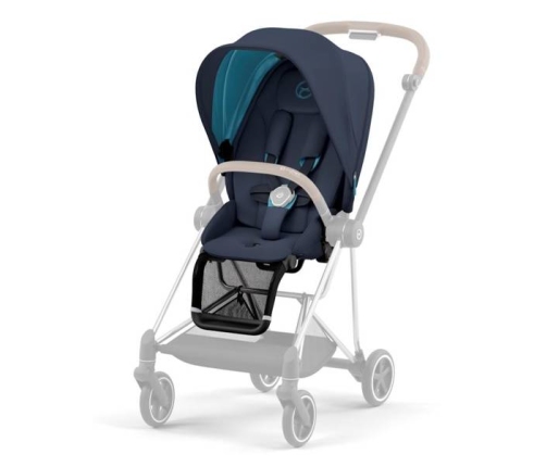 Cybex Mios 3.0 + Cloud Z2 i-Size Nautical Blue + Chrome brown frame Детская Коляска 3in1