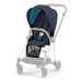 Cybex Mios 3.0 + Cloud Z2 i-Size Nautical Blue + Chrome brown frame Bērnu Ratiņi 3in1