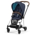 Cybex Mios 3.0 + Cloud Z2 i-Size Nautical Blue + Chrome brown frame Bērnu Ratiņi 3in1