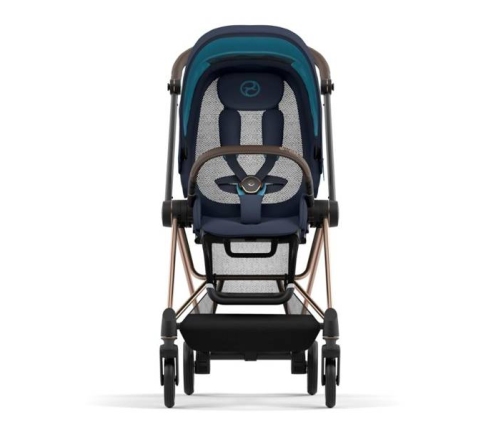 Cybex Mios 3.0 + Cloud Z2 i-Size Nautical Blue + Rose gold frame Bērnu Ratiņi 3in1