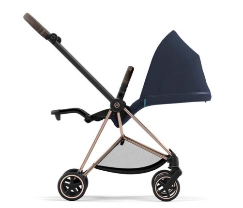 Cybex Mios 3.0 + Cloud Z2 i-Size Nautical Blue + Rose gold frame Bērnu Ratiņi 3in1