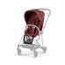 Cybex Mios 3.0 + Cloud Z2 i-Size Rosenrot Red + Chrome brown frame Bērnu Ratiņi 3in1