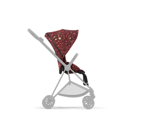 Cybex Mios 3.0 + Cloud Z2 i-Size Rosenrot Red + Chrome brown frame Детская Коляска 3in1