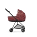 Cybex Mios 3.0 + Cloud Z2 i-Size Rosenrot Red + Chrome brown frame Bērnu Ratiņi 3in1