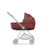 Cybex Mios 3.0 + Cloud Z2 i-Size Rosenrot Red + Chrome brown frame Bērnu Ratiņi 3in1