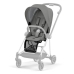 Cybex Mios 3.0 + Cloud Z2 i-Size Soho Grey + Chrome black frame Bērnu Ratiņi 3in1