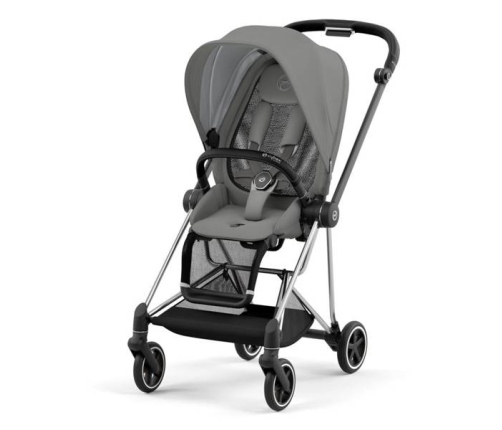 Cybex Mios 3.0 + Cloud Z2 i-Size Soho Grey + Chrome black frame Bērnu Ratiņi 3in1