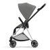 Cybex Mios 3.0 + Cloud Z2 i-Size Soho Grey + Chrome black frame Bērnu Ratiņi 3in1