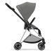 Cybex Mios 3.0 + Cloud Z2 i-Size Soho Grey + Chrome black frame Bērnu Ratiņi 3in1