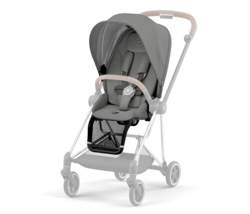 Cybex Mios 3.0 + Cloud Z2 i-Size Soho Grey + Chrome brown frame Bērnu Ratiņi 3in1