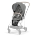 Cybex Mios 3.0 + Cloud Z2 i-Size Soho Grey + Chrome brown frame Bērnu Ratiņi 3in1