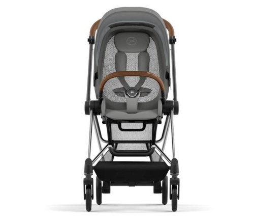 Cybex Mios 3.0 + Cloud Z2 i-Size Soho Grey + Chrome brown frame Bērnu Ratiņi 3in1