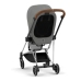 Cybex Mios 3.0 + Cloud Z2 i-Size Soho Grey + Chrome brown frame Bērnu Ratiņi 3in1