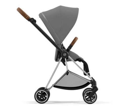 Cybex Mios 3.0 + Cloud Z2 i-Size Soho Grey + Chrome brown frame Bērnu Ratiņi 3in1