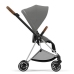 Cybex Mios 3.0 + Cloud Z2 i-Size Soho Grey + Chrome brown frame Bērnu Ratiņi 3in1