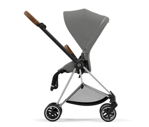 Cybex Mios 3.0 + Cloud Z2 i-Size Soho Grey + Chrome brown frame Bērnu Ratiņi 3in1