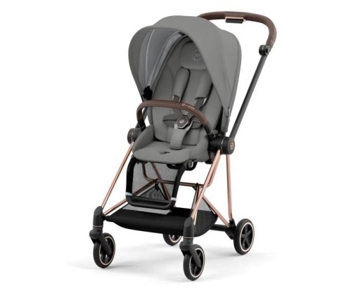 Cybex Mios 3.0 + Cloud Z2 i-Size Soho Grey + Rose gold frame Детская Коляска 3in1