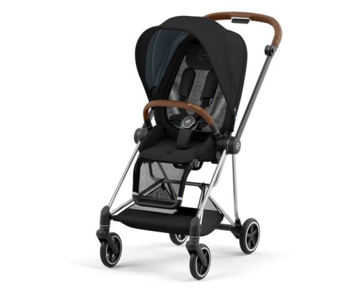 Cybex Mios 3.0 Deep Black + Cloud Z I-Size + Chrome Brown frame Bērnu Ratiņi 4in1