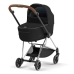 Cybex Mios 3.0 Deep Black + Cloud Z I-Size + Chrome Brown frame Bērnu Ratiņi 4in1