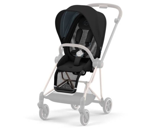 Cybex Mios 3.0 Deep Black + Cloud Z I-Size + Rose gold frame Bērnu Ratiņi 4in1