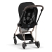 Cybex Mios 3.0 Deep Black + Cloud Z I-Size + Rose gold frame Bērnu Ratiņi 4in1