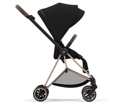 Cybex Mios 3.0 Deep Black + Cloud Z I-Size + Rose gold frame Bērnu Ratiņi 4in1