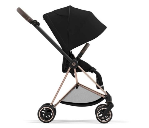 Cybex Mios 3.0 Deep Black + Cloud Z I-Size + Rose gold frame Bērnu Ratiņi 4in1