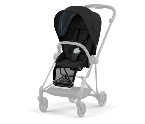 Cybex Mios 3.0 Deep Black Plus + Cloud Z I-Size + Matt Black frame Bērnu Ratiņi 3in1